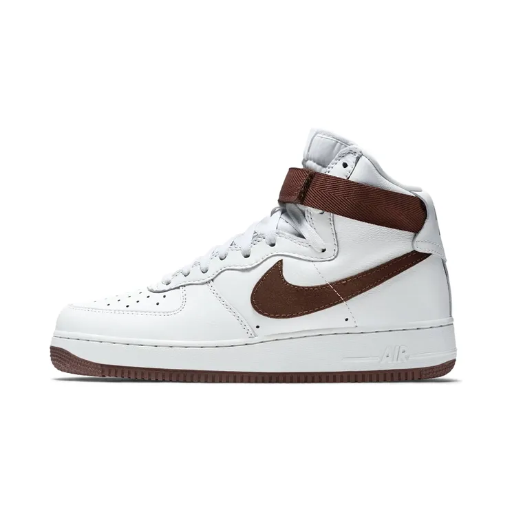Nike Air Force 1 Hi Retro Qs “Summit White / Chocolate” (743546-102)