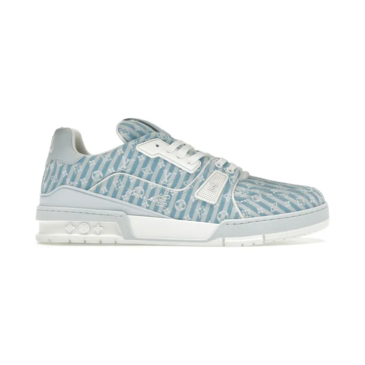 Louis Vuitton Trainer Blue Stripe Monogram (1ABG1L)