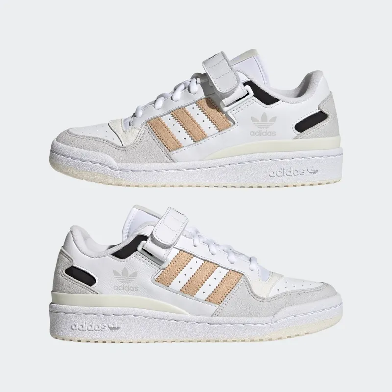 Adidas Forum Low Cloud White / Magic Beige / Core Black (GW7107)