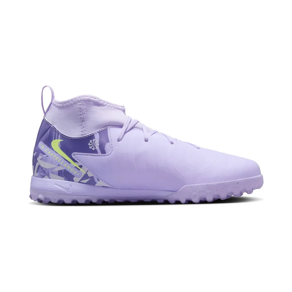 Nike Phantom Luna 2 Academy TF GS “Purple Agate Barely Volt” (HF1581-500)