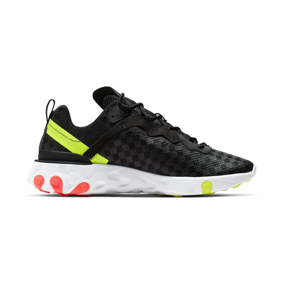 Nike React Element 55 Black Crimson Volt Black/Crimson-Volt (CJ0782-001)