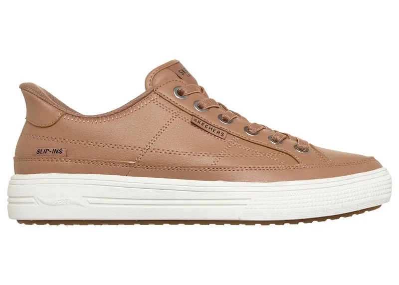 Skechers Slip-ins Arch Fit Arcade Catch Ya There Tan (183223-TAN)