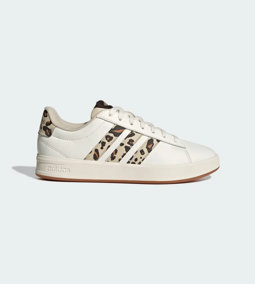 Adidas GRAND COURT 3.0 SCHOENEN Crystal Linen / Aurora Coffee / Matte Gold (KI3322)