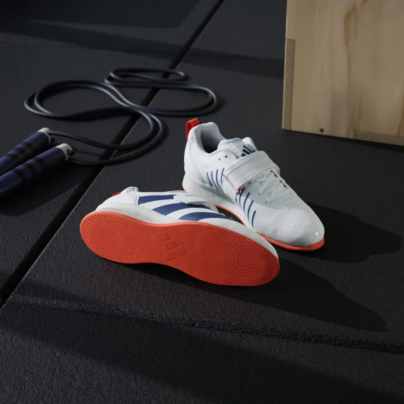 Adidas Adipower Weightlifting 3 Cloud White / Dark Blue / Royal Blue (JP9872)