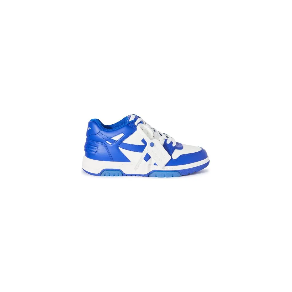 OFF-WHITE Out Of Office OOO Low Tops White Blue (OMIA189F23LEA0040169)
