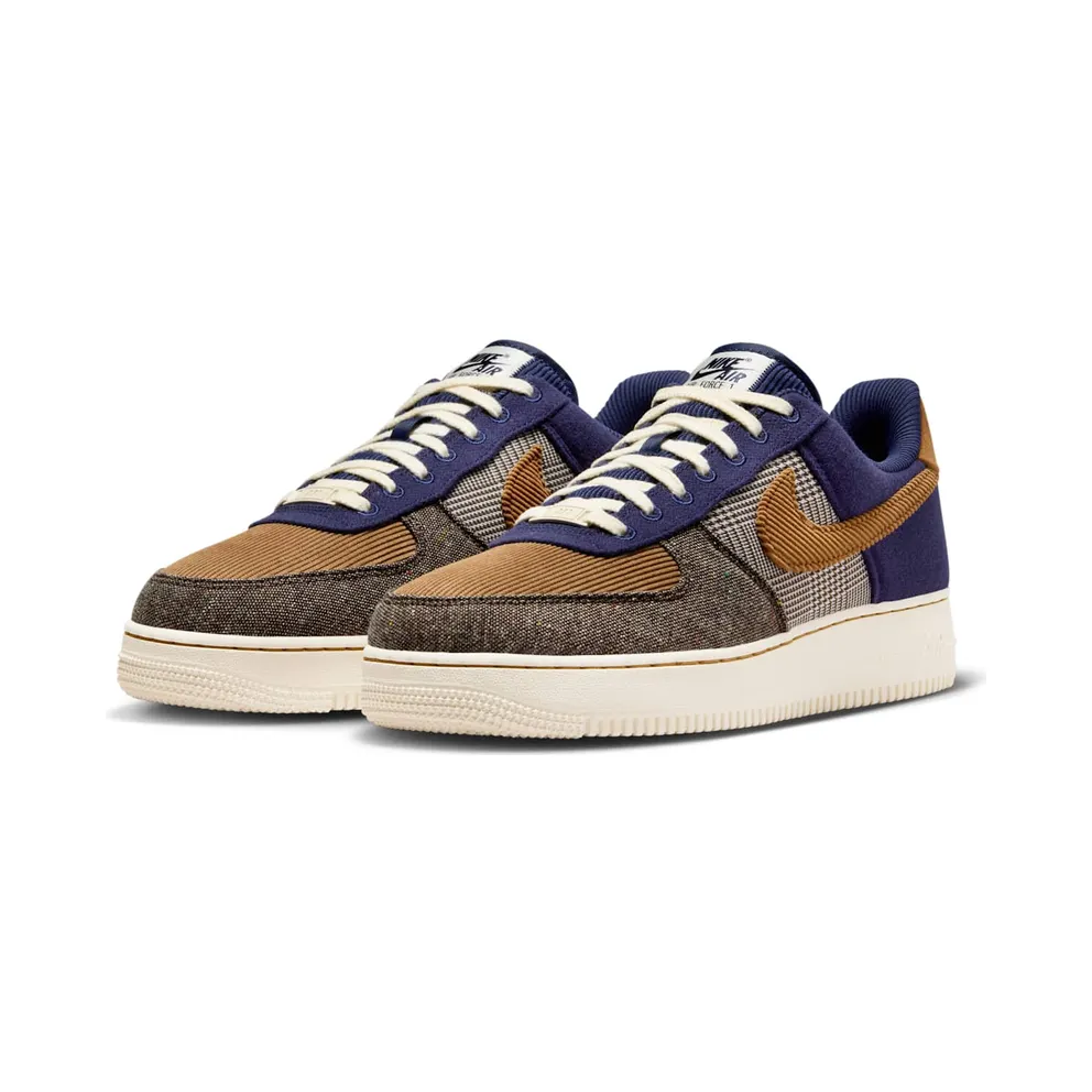Nike Air Force 1 ’07 Premium Midnight Navy/Pale Ivory/Baroque Brown/Ale Brown (FQ8744-410)