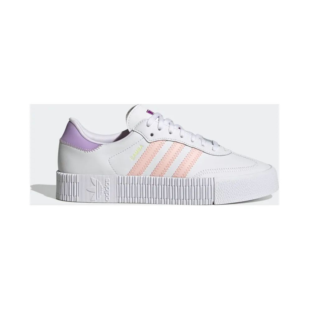 adidas SAMBAROSE Schuh Cloud White / Haze Coral / Shock Purple (FX8103)
