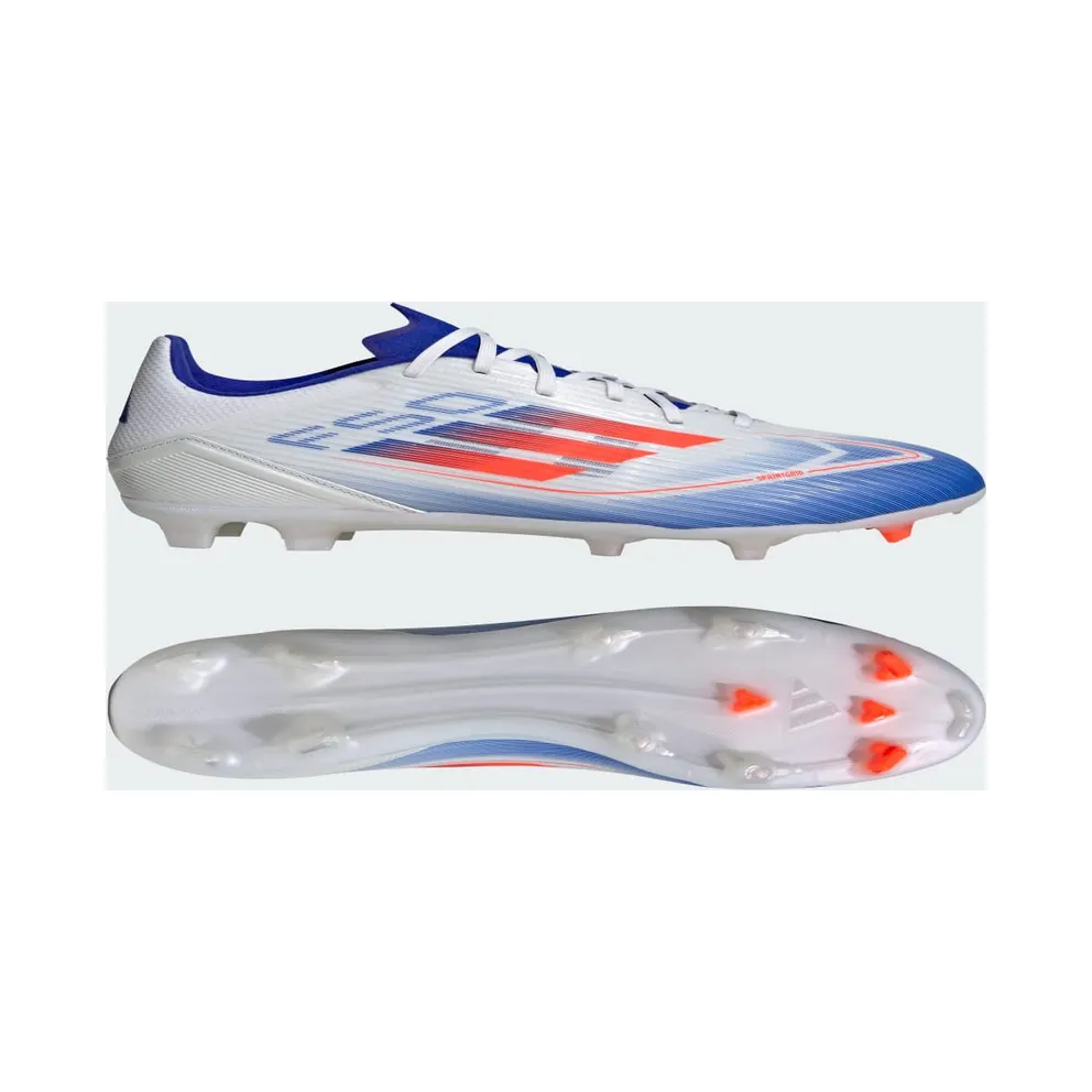 adidas F50 League Firm/multi-ground Boots “Cloud White / Solar Red / Lucid Blue” (IE0601)