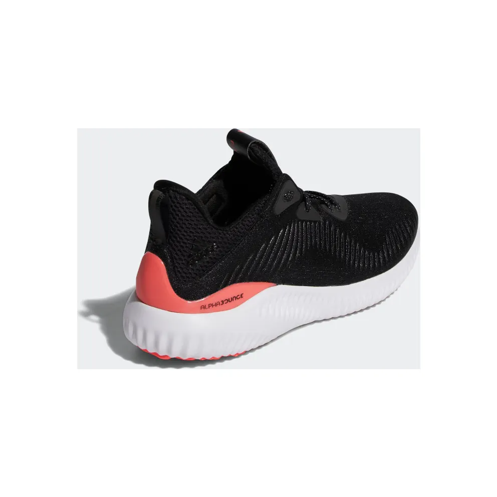 Adidas Alphabounce+ Core Black / Cloud White / Signal Pink (FZ2194)