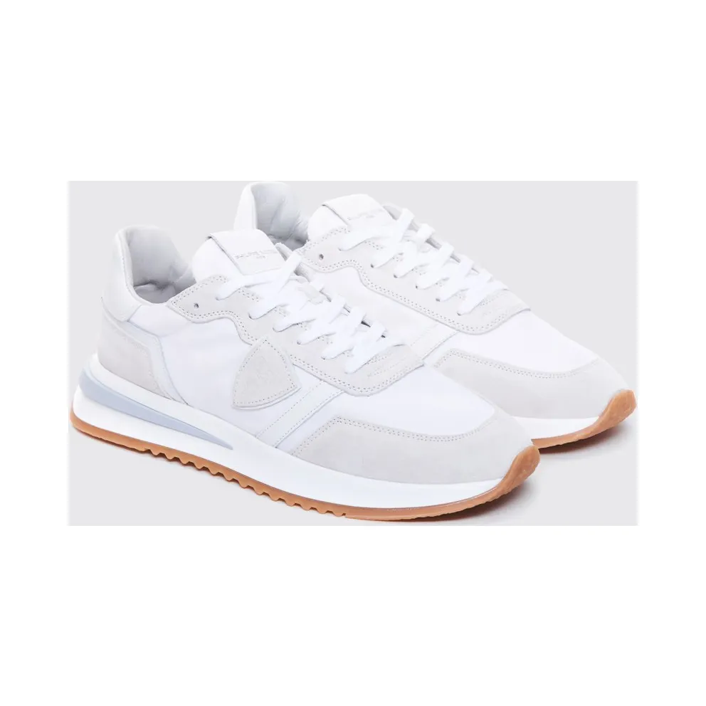 Philippe Model Low-Top in Calf Leather and Mesh with Bicolor Design White 1 (TYLUW001)