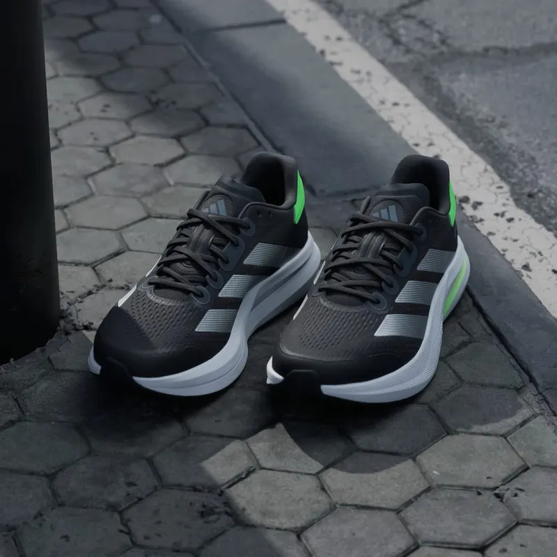 Adidas Duramo Speed 2 Running Shoes Carbon / Matte Silver / Lime Burst (JP9224)