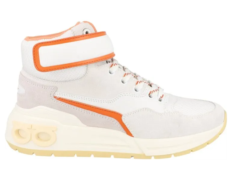 Ferragamo Cosma High-Top Sneakers Orange (030360-758763-M)