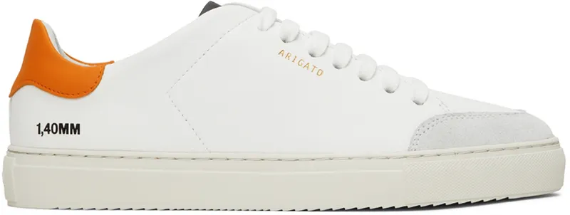 Axel Arigato White & Orange Clean 90 Triple (28487)