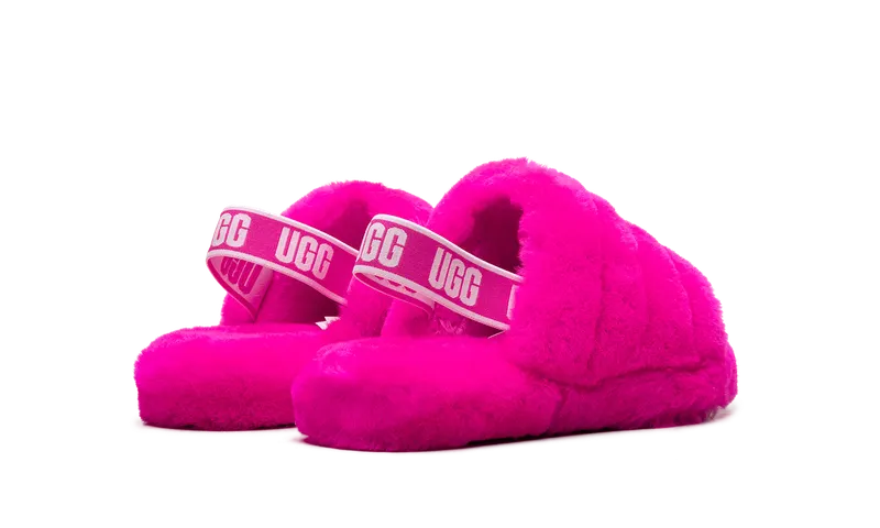 Ugg Fluff Yeah Slide “Rock Rose” (1098494K-RCR)