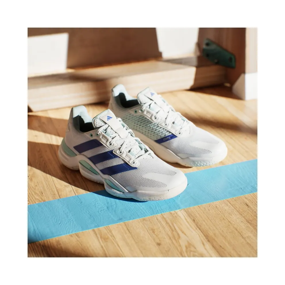 Adidas Stabil 16 Indoor Cloud White / Lucid Blue / Semi Flash Aqua (IE1084)