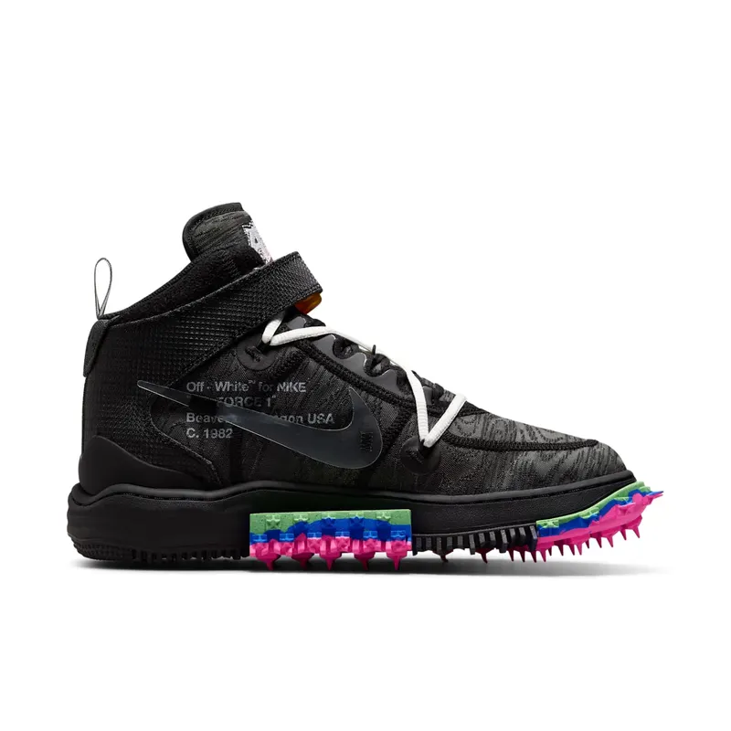 Nike Air Force 1 x Off-White Mid Black (DO6290-001)