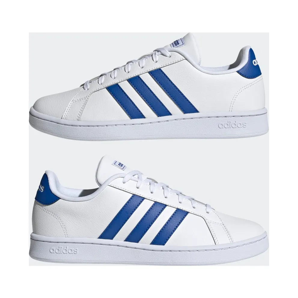 Adidas Grand Court Cloud White / Royal Blue / Cloud White (H02062)