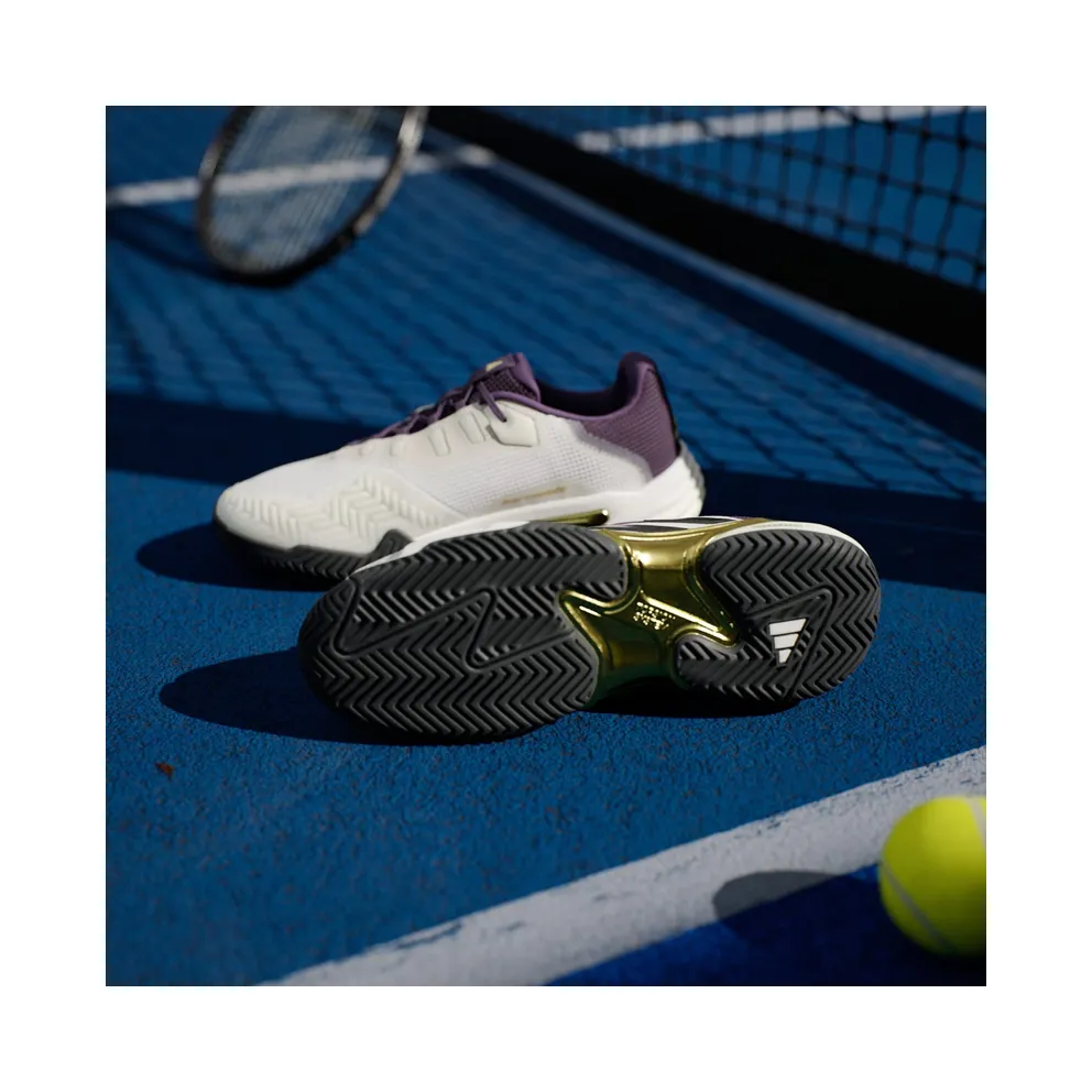 adidas Barricade 13 Core White Core Black Aurora Plum (JR1499)