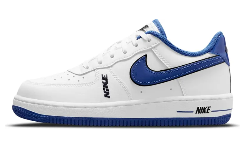 Nike Air Force 1 Low LV8 White Game Royal (PS) (DO3807-100)