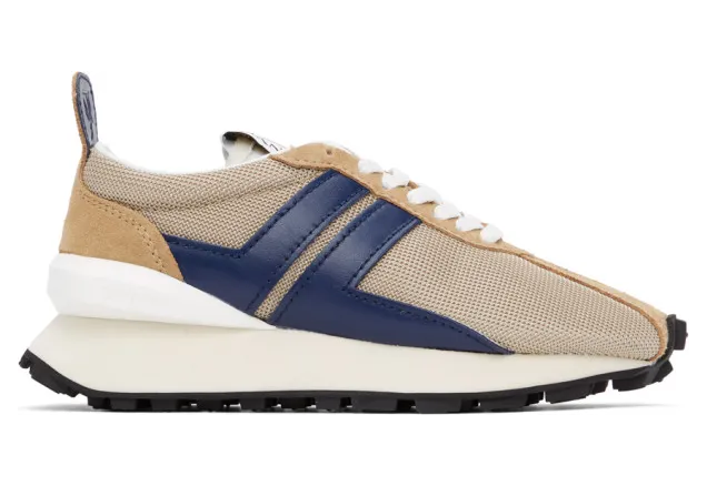Lanvin Beige Mesh Bumper Sneakers (FM-SKBRUC-DRA1-P21)