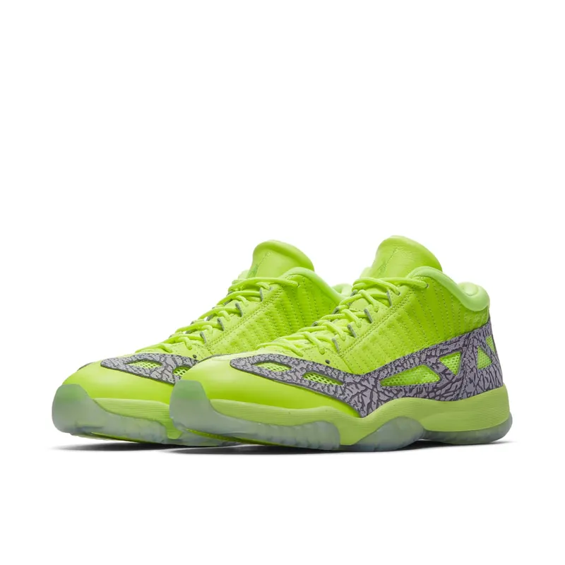 Jordan 11 Retro Low IE Volt Volt/Volt-Cement Grey (919712-700)