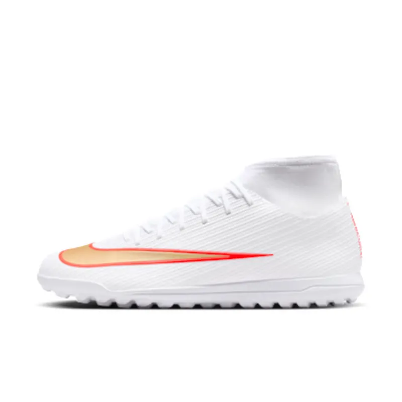 Nike Mercurial Superfly 11 Club Turf High-Top “White / Bright Crimson / Blur” (IO1498-100)