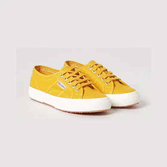 SUPERGA 2750-Cotu Classic Cotton Canvas Sneakers Yellow (S000010AYS)