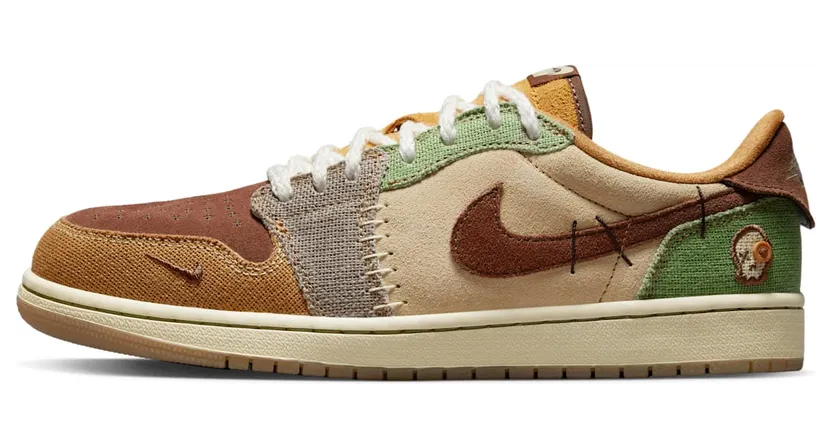 Air Jordan 1 Low OG Zion Williamson – Voodoo “Flax / Fauna Brown / Oil Green / Muslin” (DZ7292-200)