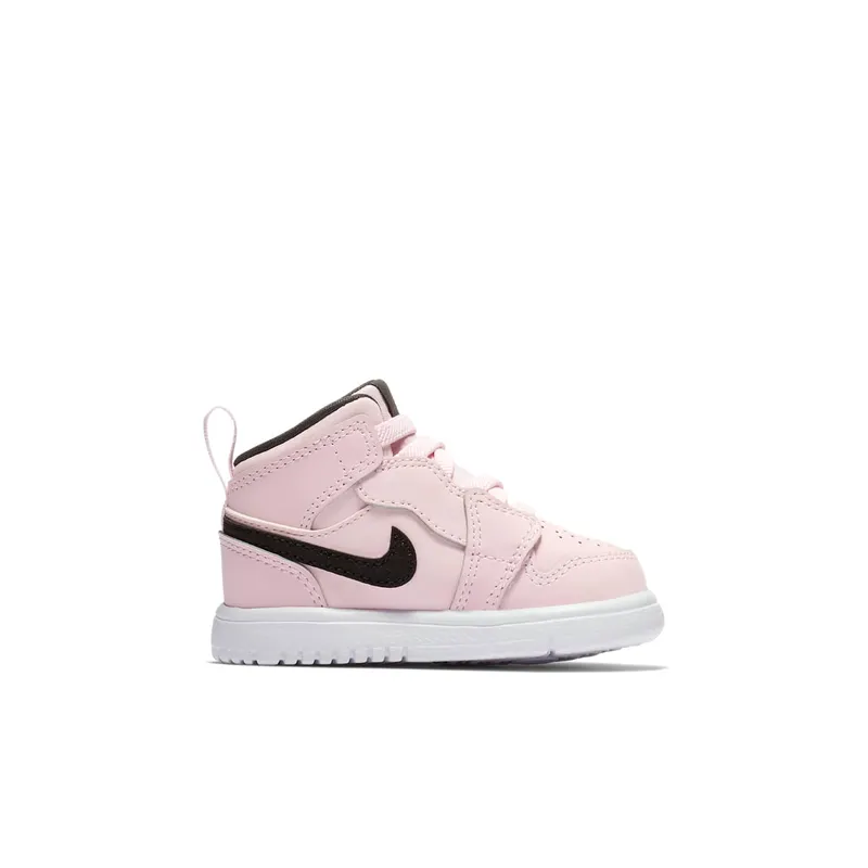 Jordan 1 Mid Alt Pink Black (TD) Pink/Black-White (AT4613-601)
