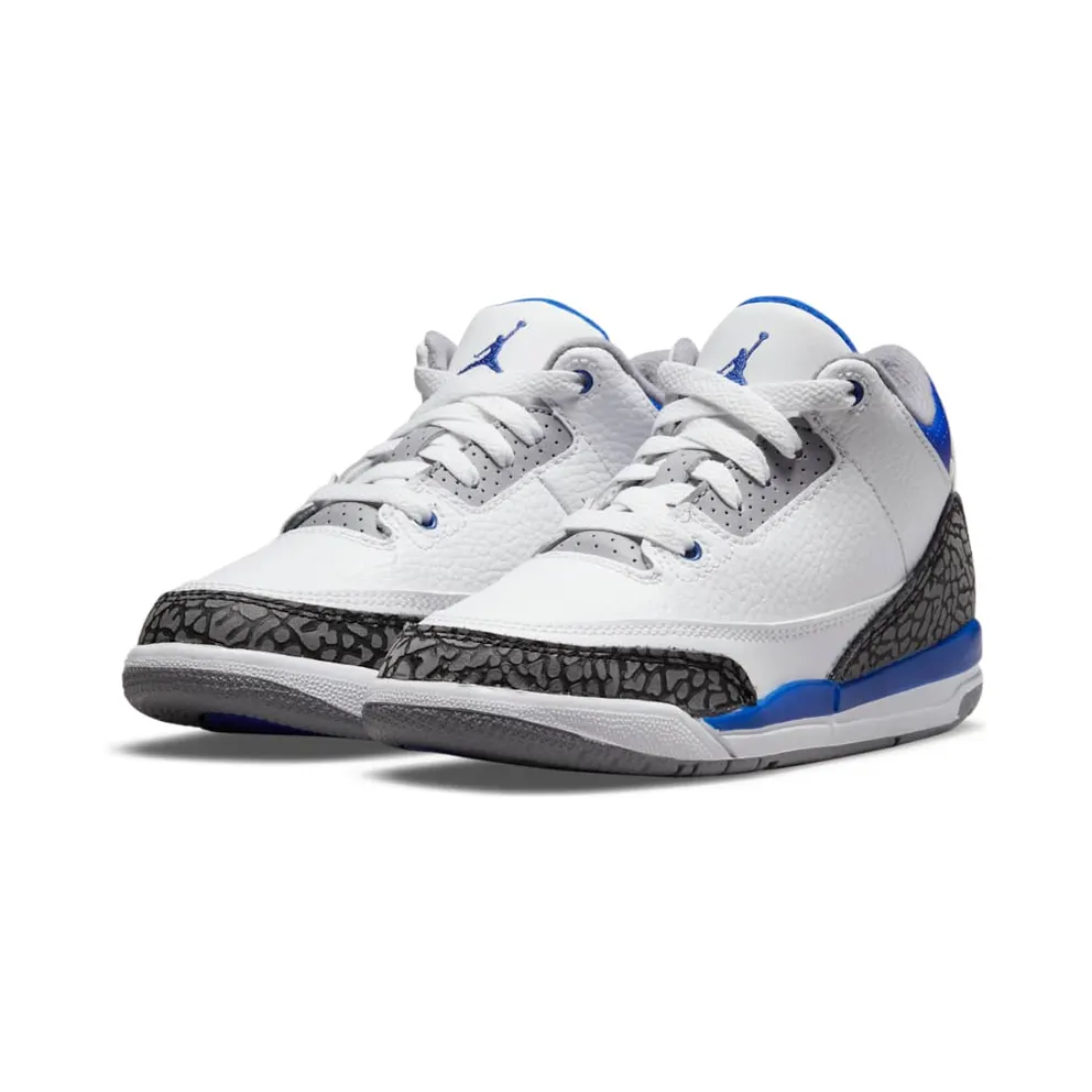 Air Jordan 3 Retro Racer Blue (PS) (2021) (429487-145)
