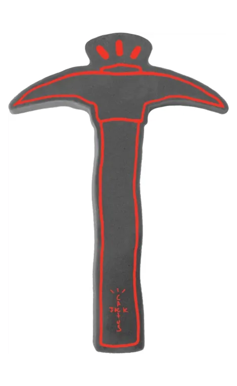 Travis Scott Diamond Jack Foam Axe (2020) (CUSTOM FOAM PICK AXE WITH CACTUS JACK DETAILS)