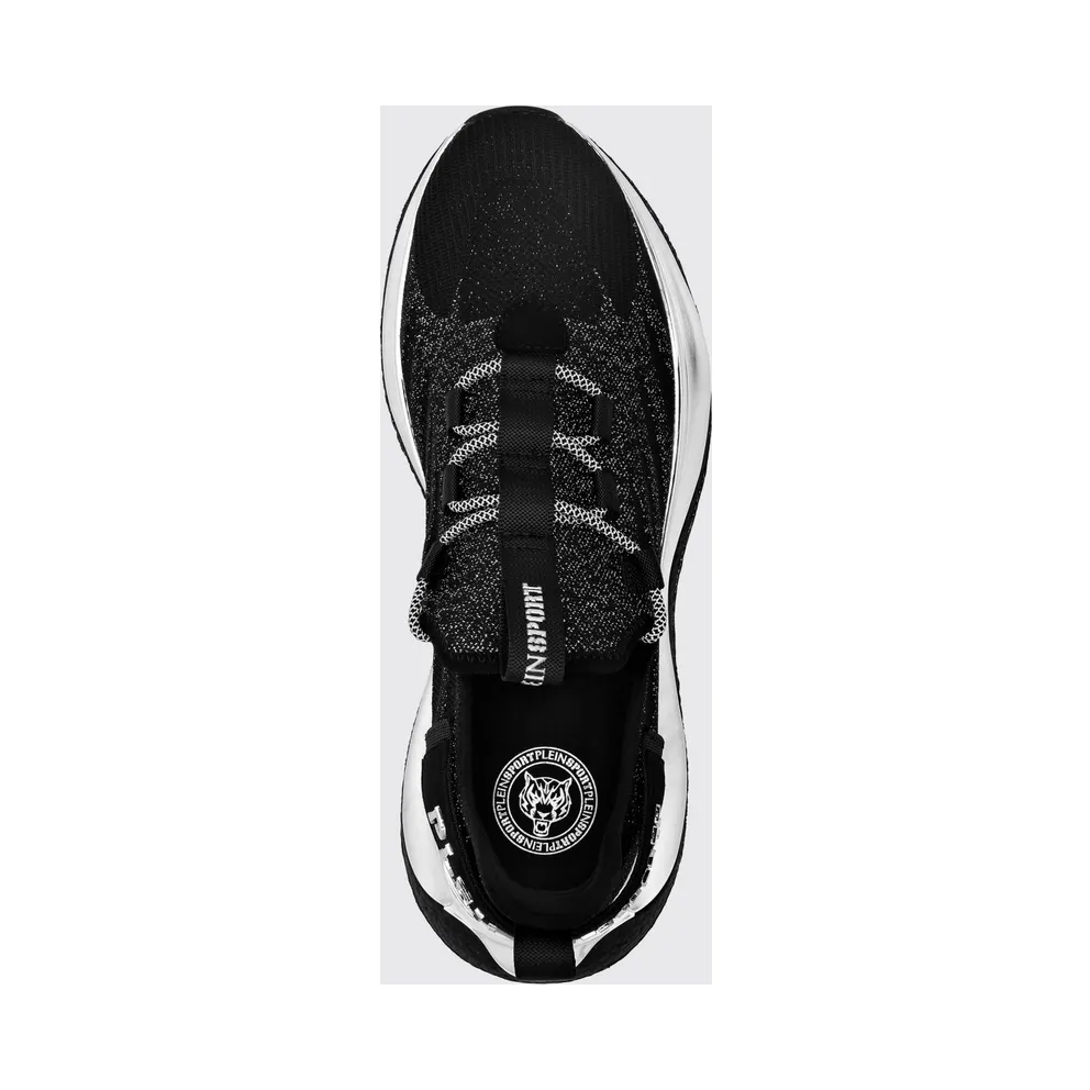 Plein Sport The Iron Tiger Gen. X.02 Knit with a Chunky Sole Black (SACSUSC0429STE003N0291)