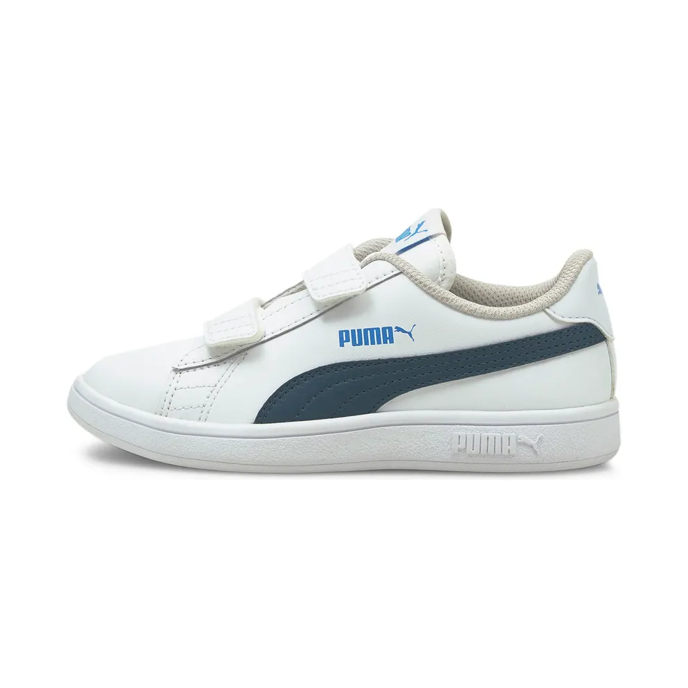 PUMA Smash V2 Kids’ White/Intense Blue (365173-30)