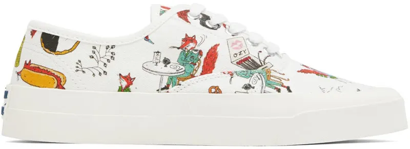 Maison Kitsuné White Olympia Le-Tan (IU04739WE4001)