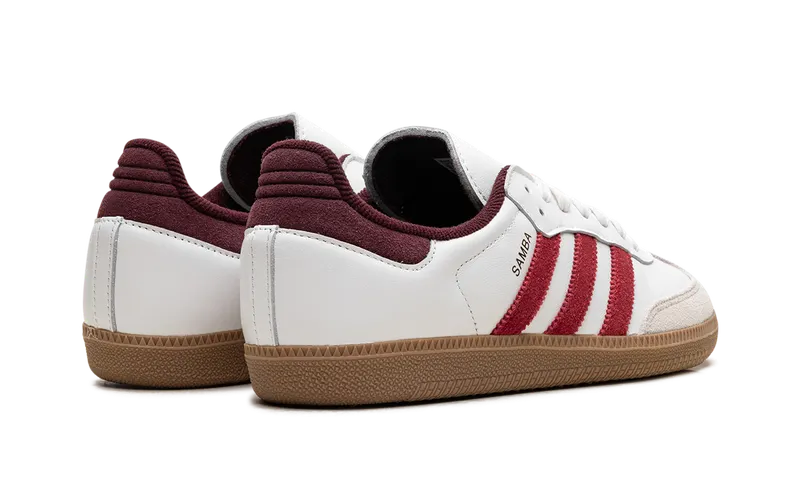 Adidas Samba OG “Core White Better Scarlet” (JI3201)