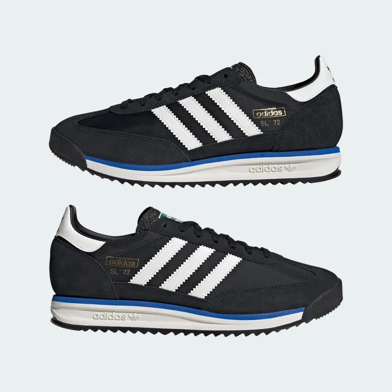 Adidas SL 72 RS Core Black / Cloud White / Blue Bird (JQ9724)