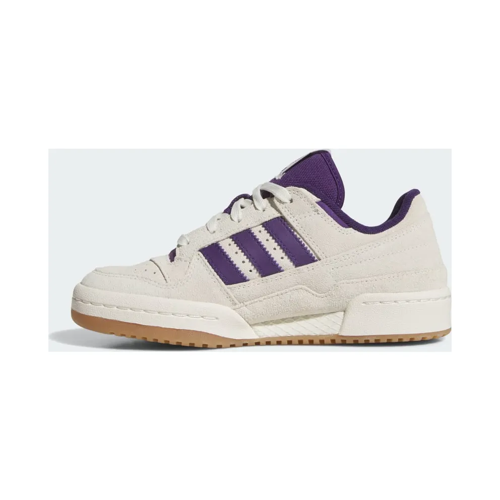 Adidas FORUM LOW CL SHOES Off White / Violet / Gum M2 (JR0381)