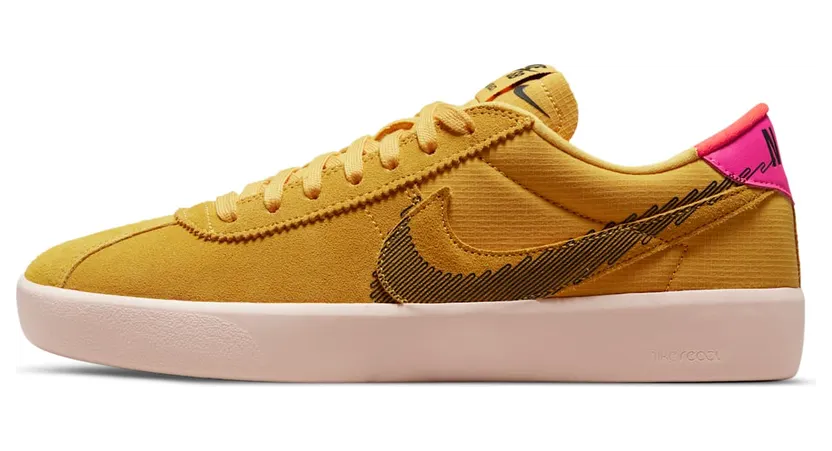 Nike SB Bruin React T Skateschoen Geel (CV5980-700)