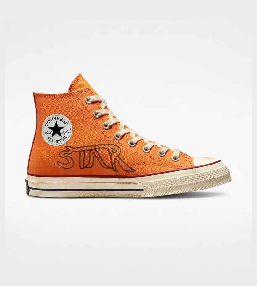 Converse Converse x Come Tees Chuck 70 Sun Orange/egret/black (A01762C)