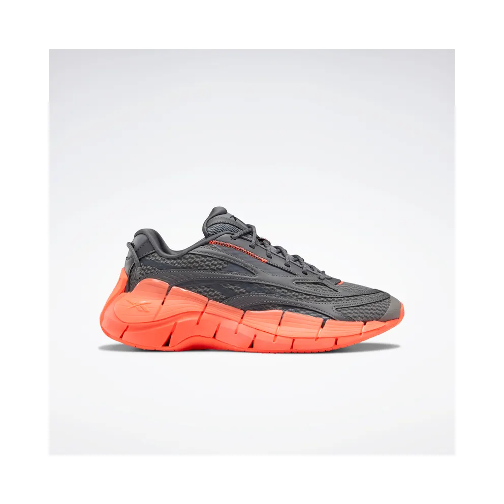 Reebok Zig Kinetica 2.5 Pure Grey 6 / Pure Grey 7 / Orange Flare (HR1388)