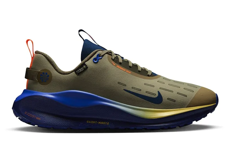 Nike React Infinity Run 4 Gore-Tex Neutral Olive Racer Blue Cargo Khaki Thunder Blue (HQ3222-276)