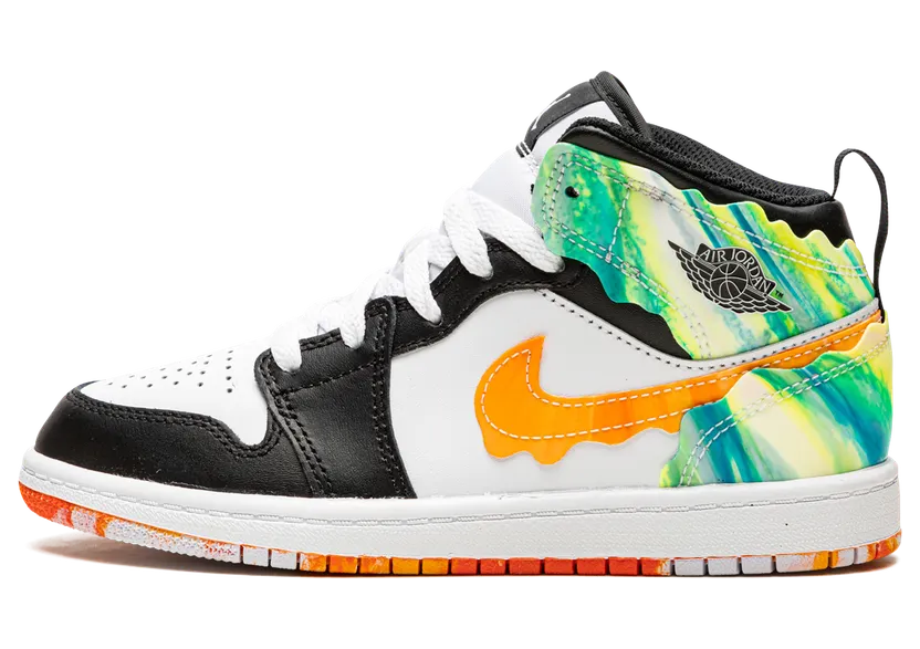 Jordan 1 Mid SE Wavy (PS) (DJ6562-038)