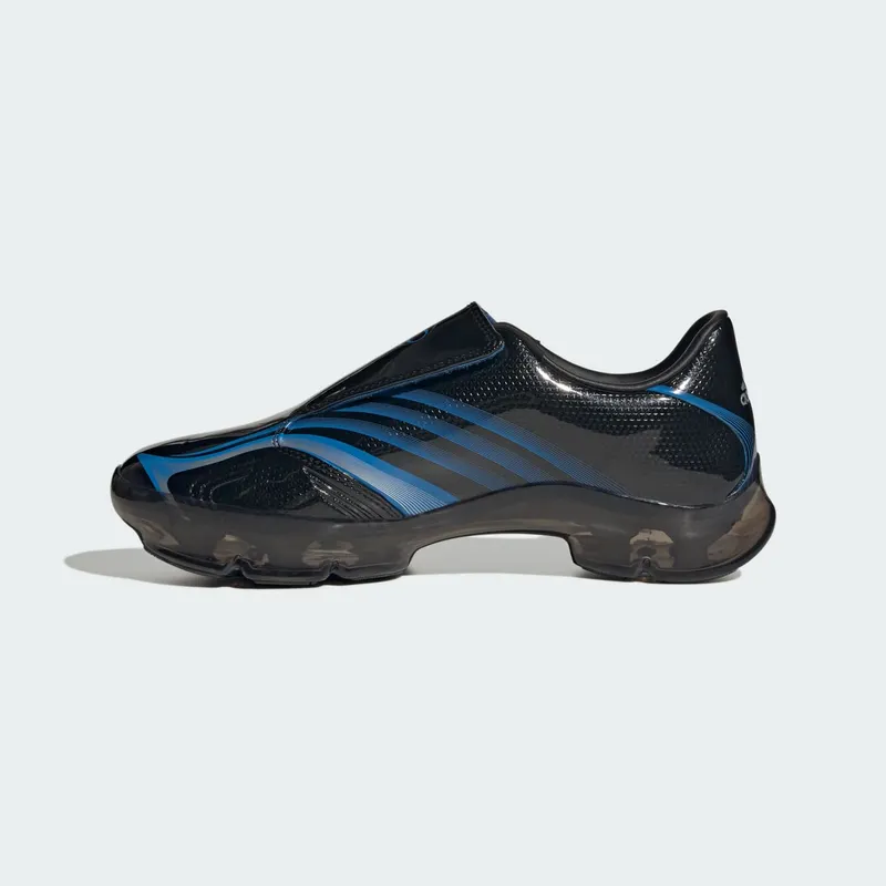 Adidas F50 WALKABLE Shoes Core Black / Lucid Ray Blue / Silver Metallic (KH6569)