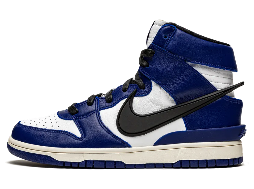 Nike x Ambush Dunk High Deep Royal Blue (2021) – “Deep Royal Blue / White / Pale Ivory / Black” (CU7544-400)