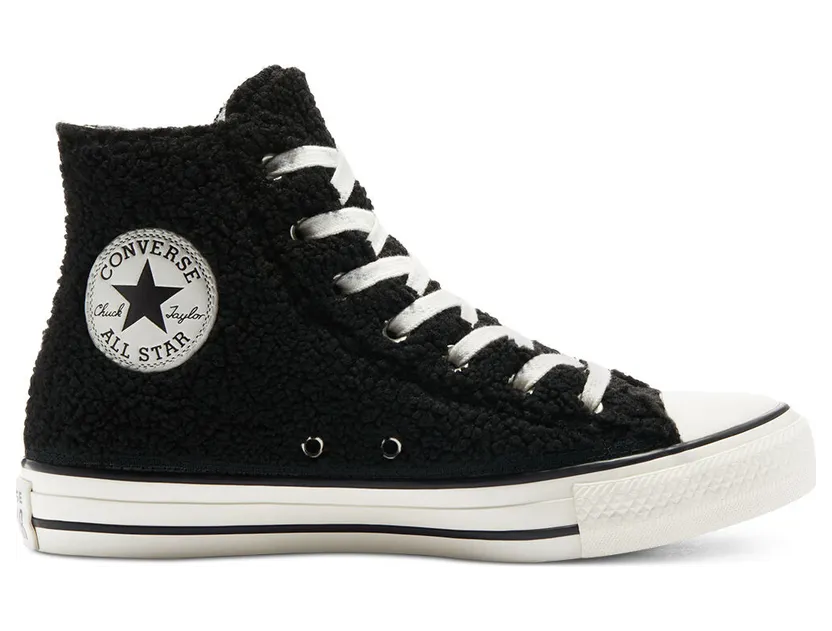 Converse Cozy Club Chuck Taylor All Star High Top Black/egret/black (170017C)
