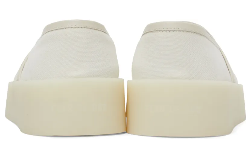 Fear of God White Canvas Espadrille Sneakers (FG80-013CNV) (4)