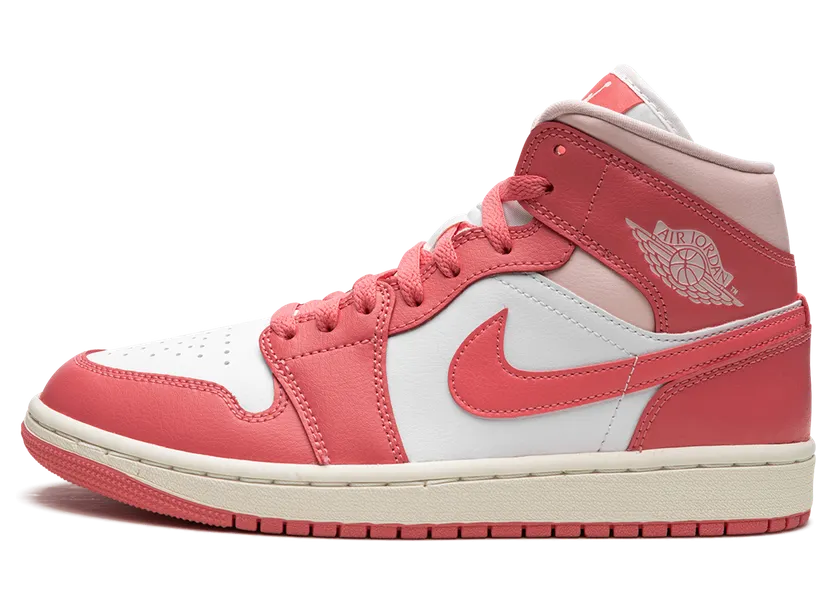 Nike Air Jordan 1 Mid Strawberries & Cream (W) (BQ6472-186)