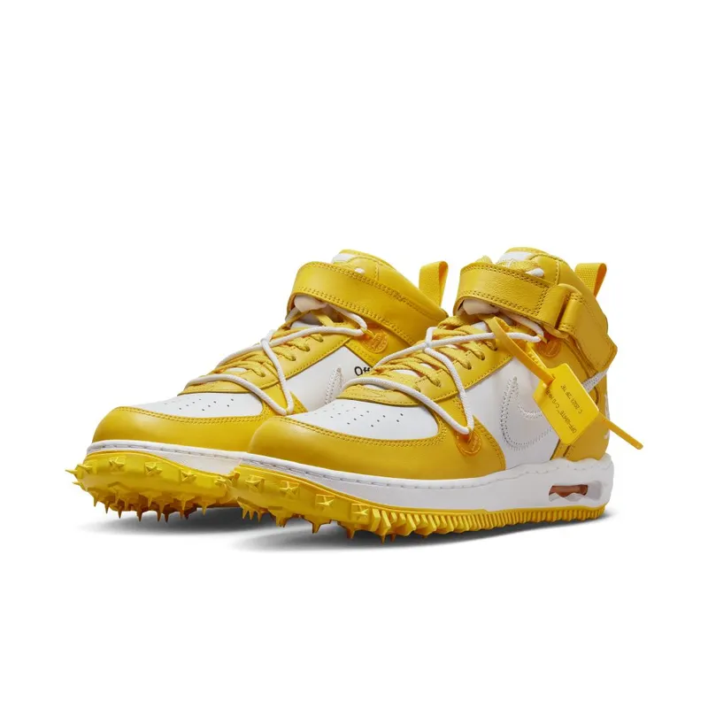 Nike Air Force 1 Mid x Off-White ™ White/Varsity Maize/White (DR0500-101)