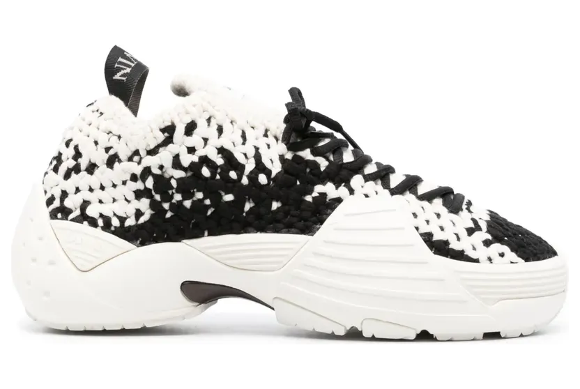 Lanvin Flash-X gehaakte sneakers – Beige (FWSKIK04KNITH23)