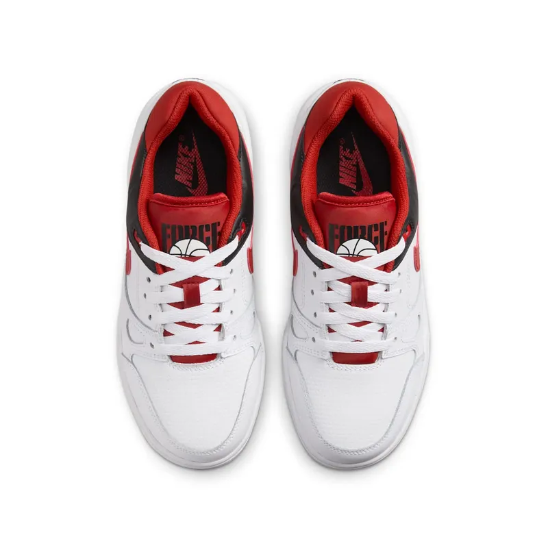 Nike Full Force Low White Black Team Orange Mystic Red (FV5929-100)